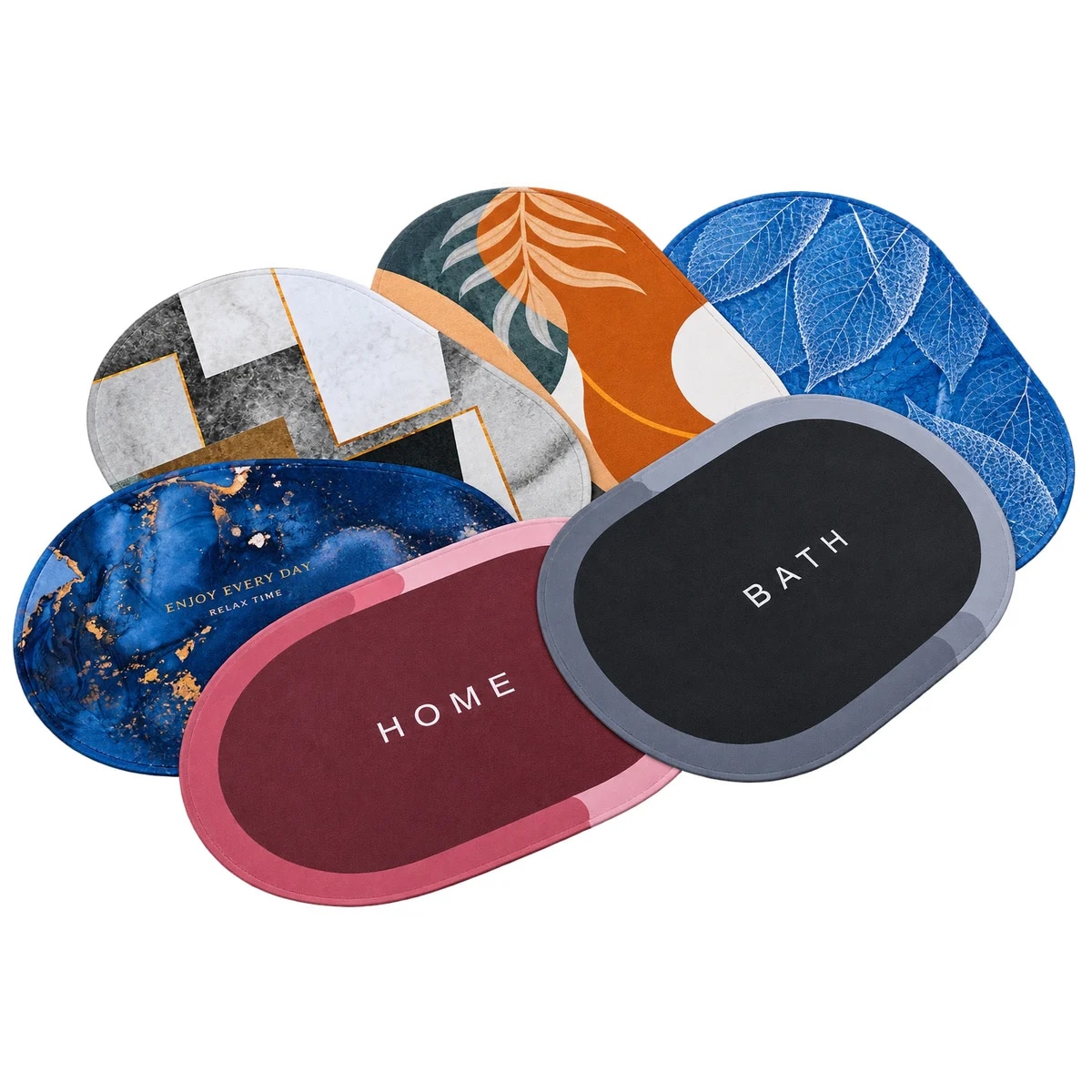 Alfombra neoprene oval - 1